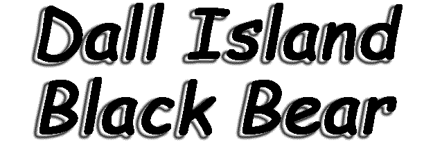 Dall Island Black Bear Logo